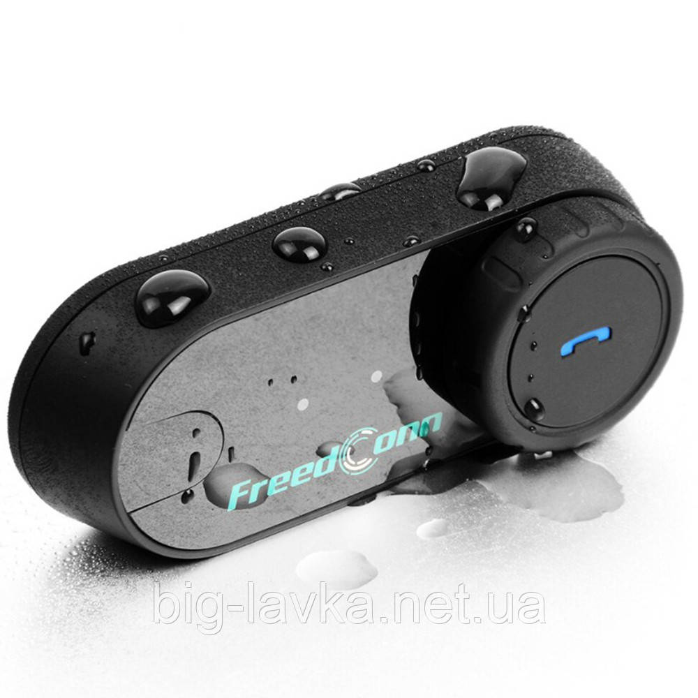 Мотогарнітура для шолома FreedConn T-Com VB Bluetooth Чорний