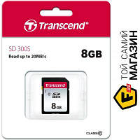 Картка пам'яті Transcend SDHC 8 GB Class 10 UHS-I U1 300S (TS8GSDC300S)