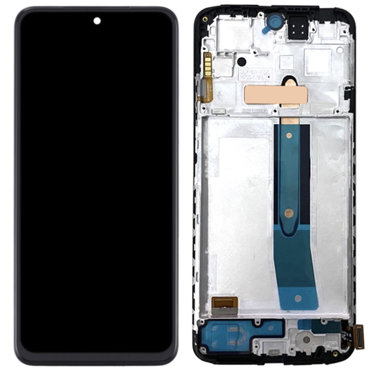 Дисплей (екран) для Xiaomi Poco M4 Pro 4G/Note 11S + тачскрин, чорний, TFT, з передньою панеллю