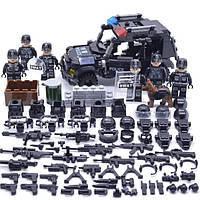 Минифигурки спецназовцев спецназ армия SWAT BrickArms КОРД альфа для Lego Лего