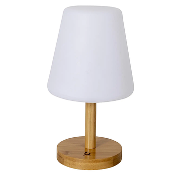 Кемпінговий Ліхтар Bo-Camp Cambridge Rechargeable 200 Lumen Bamboo/White (5818792) Туристичний Світильник