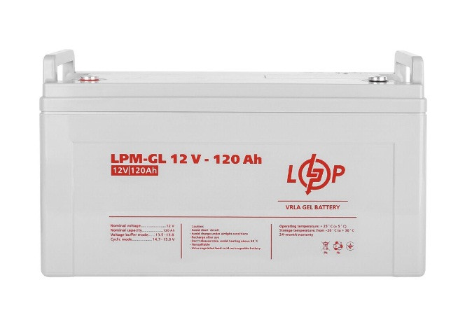 Акумулятор гелевий LPM-GL 12V - 120 Ah