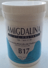 Вітамін Б17 Амиглалин CYTO PHARMA Amygdalin vitamin B-17 500 mg 100tabl