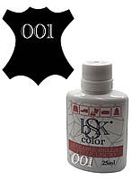 Краска для кожи Bsk color черного цвета №001 50 мл