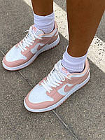 Кроссовки, кеды отличное качество Nike SB Dunk Low White Pink Размер 36