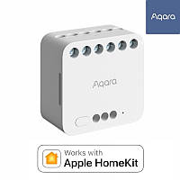 Двоканальне реле Aqara Dual Relay Module T2 With Neutral CN (LLKZMK12LM / DCM-K01) HomeKit з нульовою лінією