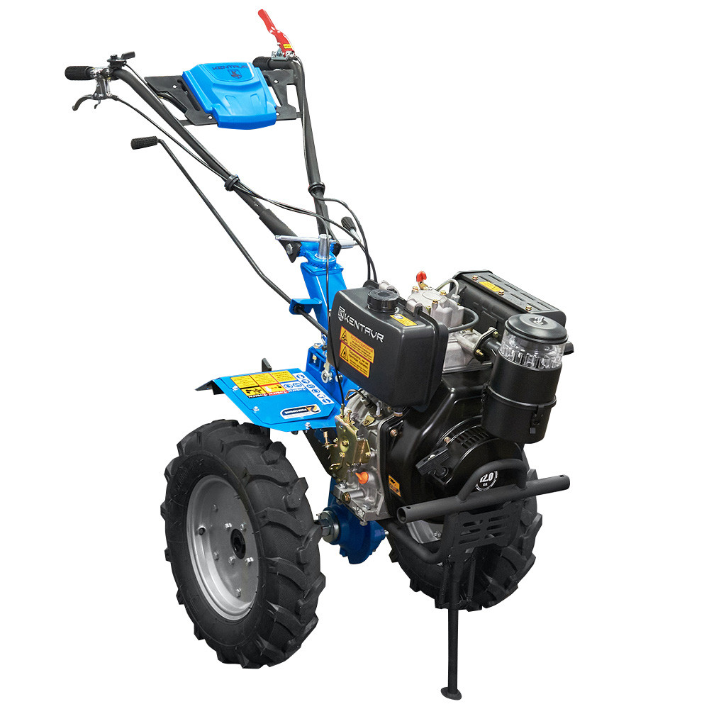 Мотоблок Кентавр МБ 2012Д-4 (12 л.с., колеса 5.00-12) Дизельний із повітряним охолодженням Новий!, фото 1