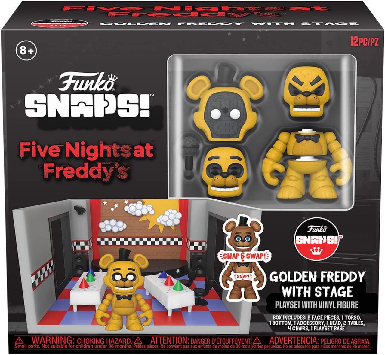Оригінал Набір Фанко 5 ночей із Фредді Золотий Сцена Funko Pop! Snaps: Five Nights at Freddy's - Golden Freddy