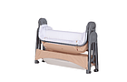 Дитяча приставна колиска-ліжечко з функцією гойдання CARRELLO Aria CRL-15501 Sand Beige біжева, фото 6