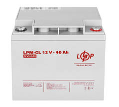 Акумулятор гелевий LPM-GL 12V - 40 Ah, фото 5