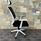 Крісло компютерне офісне Prestige Siatka 008 ЧОРНЕ і 009 БІЛЕ 2 кольори на вибір, фото 10