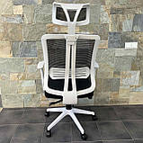Крісло компютерне офісне Prestige Siatka 008 ЧОРНЕ і 009 БІЛЕ 2 кольори на вибір, фото 3