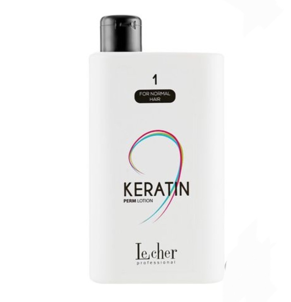 Лосьйон для перманента для нормальних волос №1 Lecher Keratin Perm 500 мл