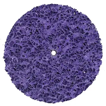 Круг зачисний корал без основи фіолетовий жорсткий Polystar Abrasive D100 мм