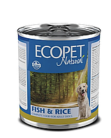 Влажный корм для собак Farmina Ecopet Natural Dog Fish&Rice с сельдью, 300 г х 6 шт
