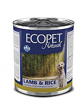 Влажный корм для собак Farmina Ecopet Natural Dog Lamb&Rice, с ягненком, 300 г х 6 шт