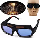 Захисні зварювальні окуляри для зварювання з авто затемненням захист від УФ та ІЧ-променів, фото 7