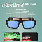 Захисні зварювальні окуляри для зварювання з авто затемненням захист від УФ та ІЧ-променів, фото 10