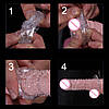 Насадка на член для чоловіків з шипами вусиками, Насадка на член стимуляція клітора, фото 2
