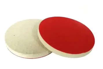 Круг полірувальний повстяний D125 мм на липучку