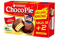 Чокопай ChocoPie Orion шоколадное печенье 462гр 12+2шт (Корея)