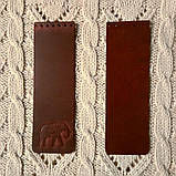 Клапан сумки вузький. "Слон". Бордо, фото 3