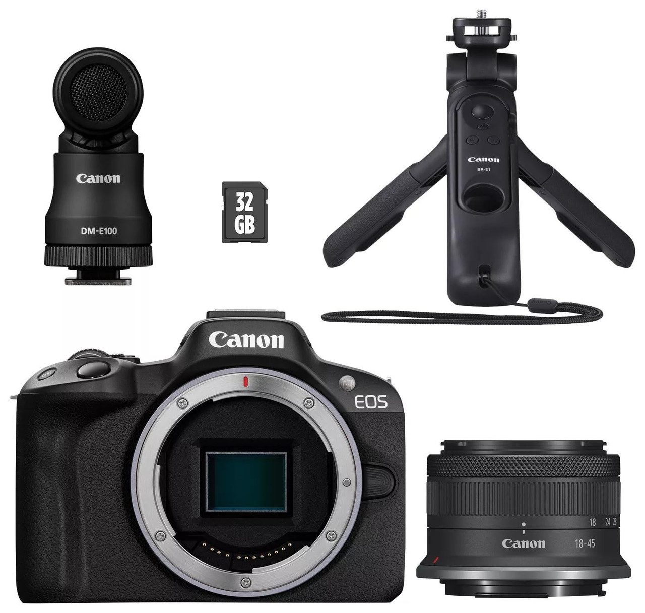 Фотоапарат Canon EOS R50 + RF-S 18-45 IS STM Creator Kit , Гарантія