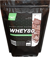 Протеин сывороточный WHEY 80 + 16% BCAA, шоколад, 2 кг., TNT Nutrition