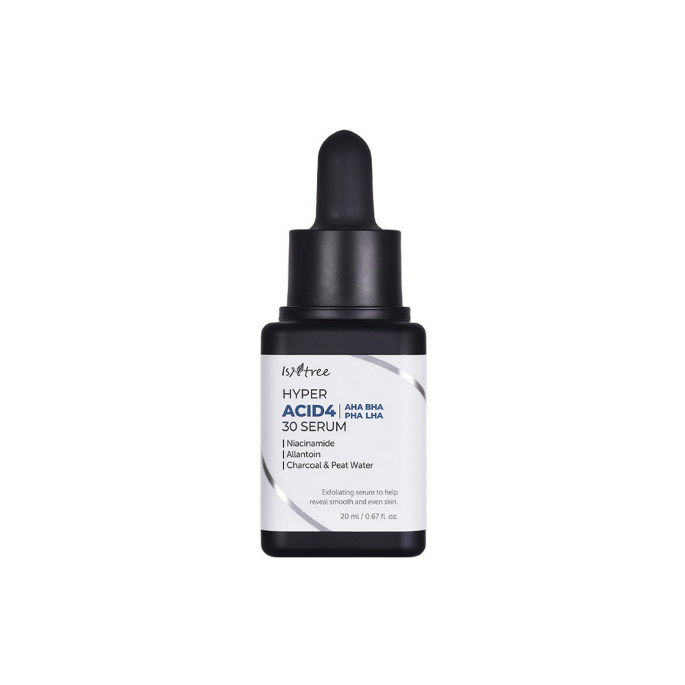 Сироватка-пілінг змивна на основі кислотами Isntree Hyper Acid4 AHA BHA PHA LHA 30 Serum 20 мл, фото 1