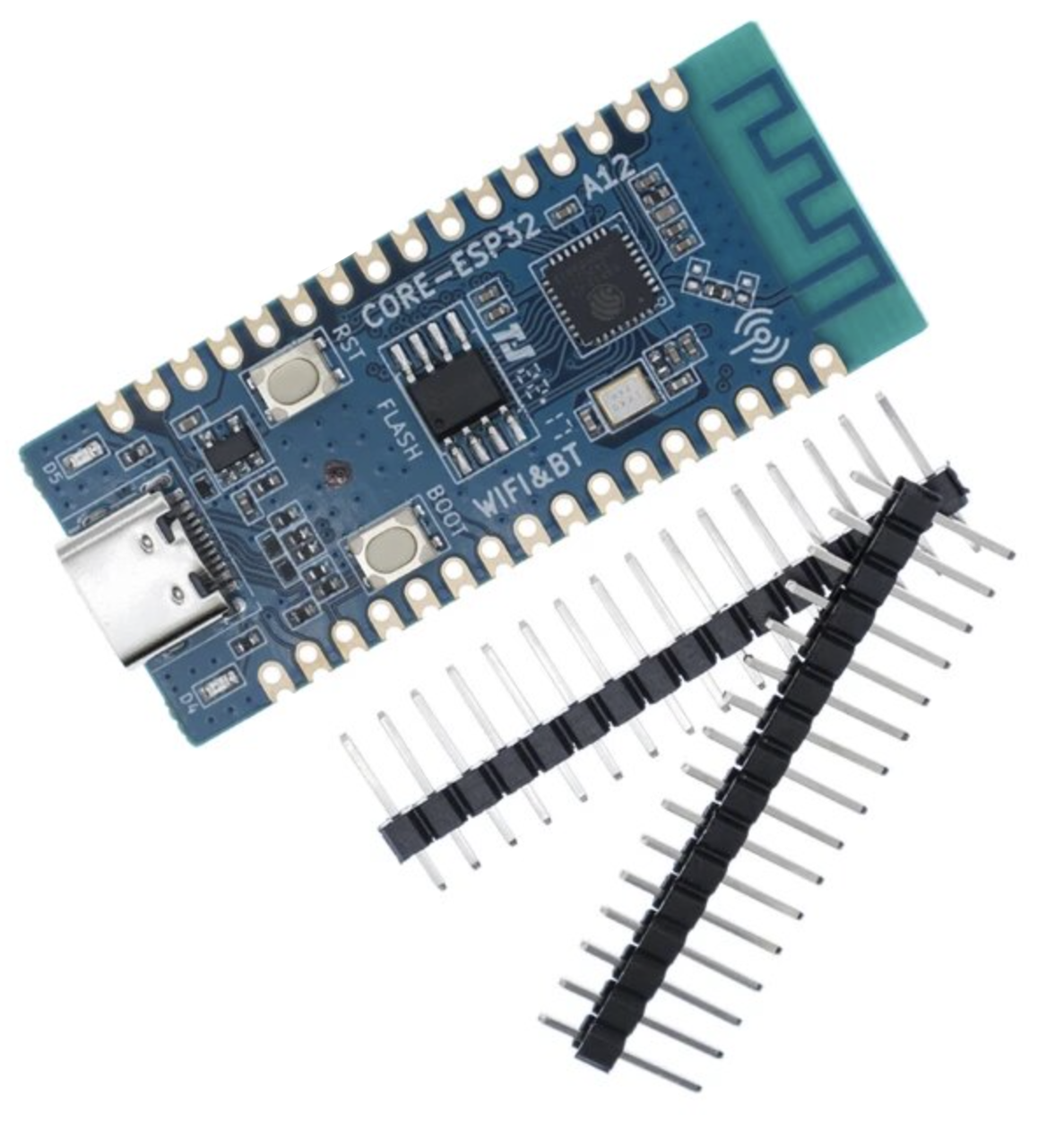 ESP32 C3 Мікроконтролер 2,4 ГГц Wi Fi Плата розробки Двоядерний процесор 160 МГц, контакти не припаяні