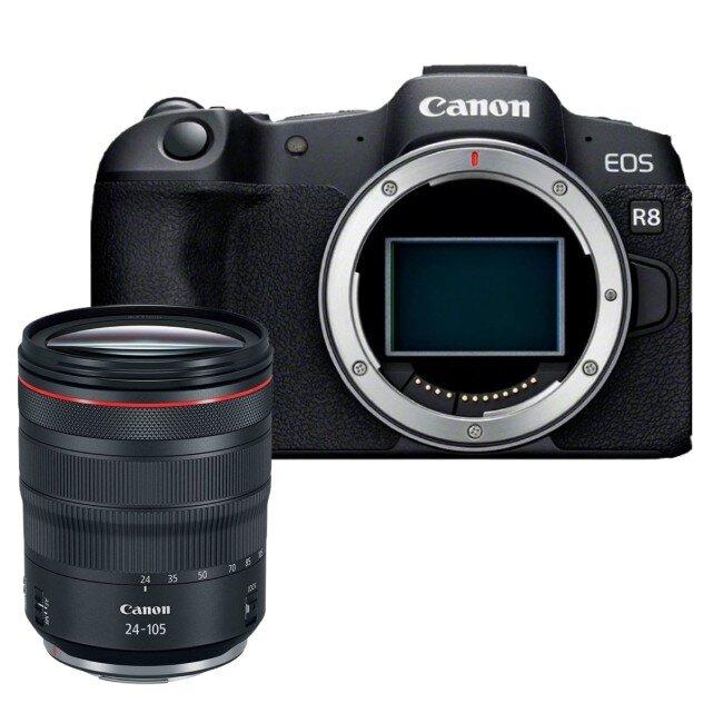 Фотоапарат Canon EOS R8 + RF 24-105 mm f/4L IS USM , Гарантія