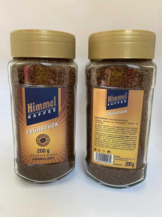 Кавовий напій розчинний у гранулах Himmel Kaffee, 200 г, Німеччина, кава з цикорієм