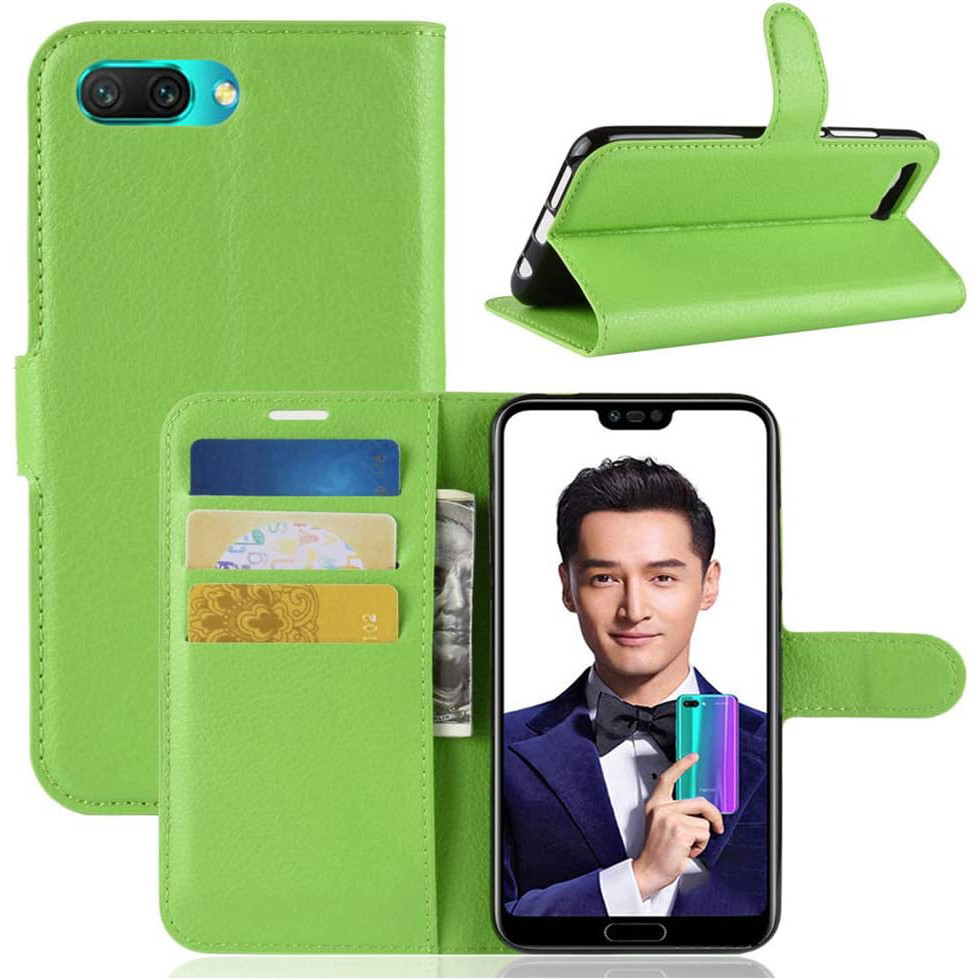 Чохол-книжка Litchie Wallet для Honor 10 Light Green, фото 1