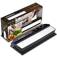 Вакууматор VACUUM SEALER AP-13 (два двигателя) + переходник для контейнеров + резак + гофрированные пакеты 15