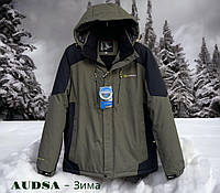 Куртка термо зима AUDSA XXL-6XL большие размеры арт.1692, Хаки,XXL, 52