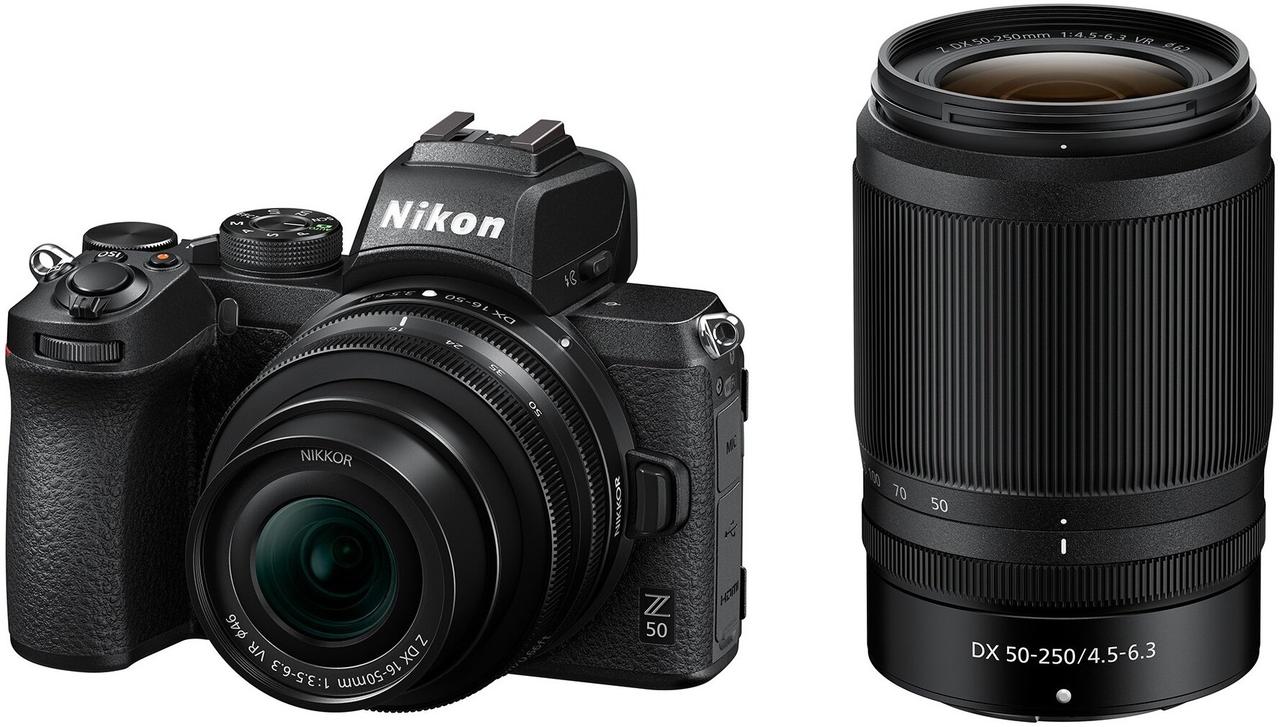 Фотоапарат Nikon Z 50 + Nikkor Z DX 16-50 VR + 50-250 VR , Гарантія