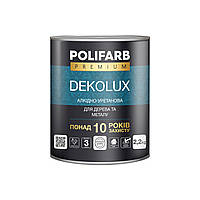 Емаль алкідно-уретанова Polifarb DekoLux для дерева і металу 0,7кг
