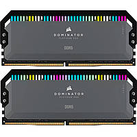 Модуль памяти для компьютера DDR5 64GB (2x32GB) 6000 MHz Dominator Platinum RGB Gray Corsair