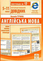 Інтерактивний довідник. Англійська мова. 5-11 класи. Схеми і таблиці. Визначення. Приклади. ОН ЛАЙН ТЕСТИ + Q