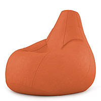 Кресло Мешок Груша Рогожка 150х100 Студия Комфорта размер Большой оранжевый AG, код: 6499032