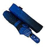 Жіноча парасолька напівавтомат Toprain на 8 спиць із принтом крапель синя ручка 02056-2 SC, код: 8027236, фото 6