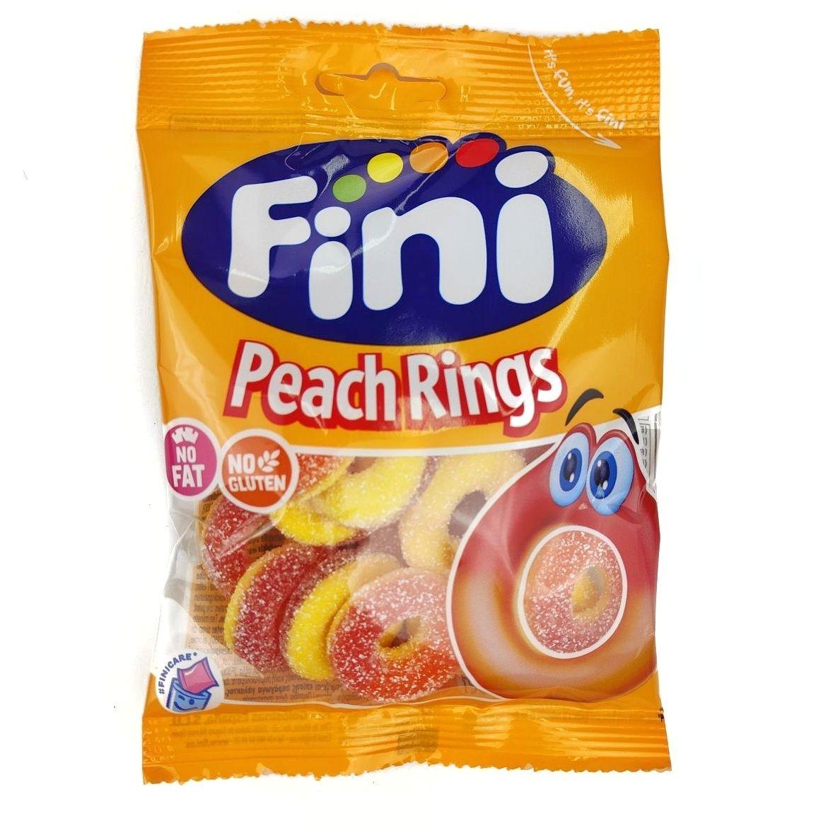 Желейні цукерки Fini Peach Rings, 85г
