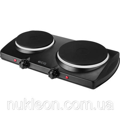 Популярний! Настільна плита ECG EV 2512 Black - Краща якість тільки на Nukleon.com.ua, фото 1