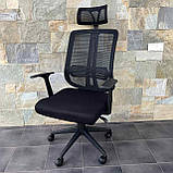 Крісло компютерне офісне Prestige Siatka 008 ЧОРНЕ і 009 БІЛЕ 2 кольори на вибір, фото 8