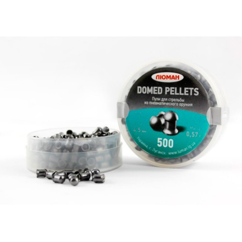 Кулі Люман Domed Pellets,4,5 мм 0,57 грама (500 шт.)