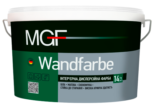 Фарба для внутрішніх робіт MGF Wandfarbe M1a 1,4кг