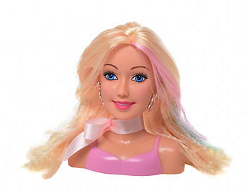 Манекен для зачісок DEFA 8401 з аксесуарами (Рожевий)