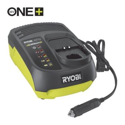 Зарядний пристрій для акумуляторів інструменту Ryobi RC18118C, 18 В ONE+, з живленням від автомобільної мережі