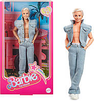 Кукла Кен Барби Райан Гослинг в джинсовом костюме Barbie The Movie Ken In Denim Matching Set HRF27