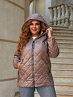 Женская демисезонная куртка, норма и батал , разные цвета, р.48-58